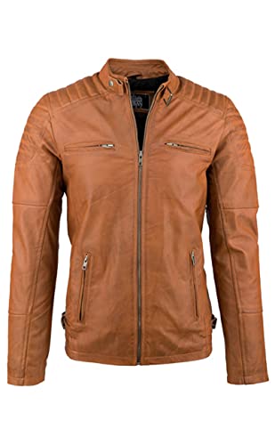 Urban Leather Ralph  męska kurtka skórzana, l, Tan UR-377