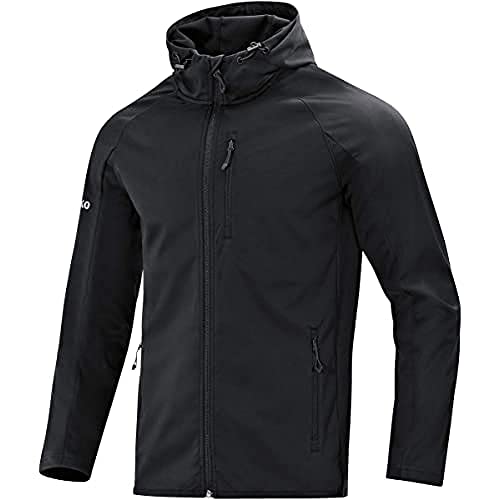 JAKO męska kurtka softshellowa Light Softshell, czarna, XL