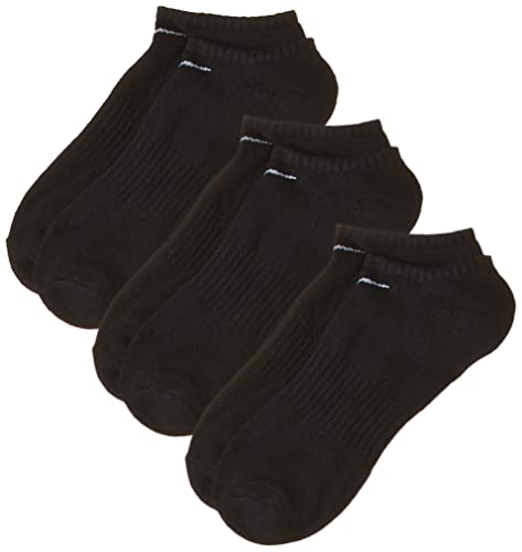 Nike Underwear Everyday Cushion No-show skarpety treningowe (3 pary) czarny czarno-biały L (42-46EU) SX7673-010-Large