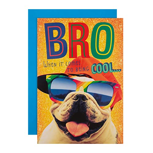 Hallmark Kartka urodzinowa dla brata od Hallmark - klasyczny humor design