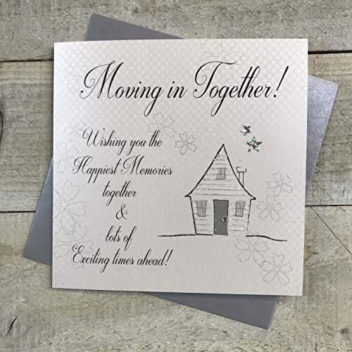 WHITE COTTON CARDS White Cotton Cards Ręcznie wykonana nowa karta domowa, przeprowadzamy razem! SS253 SS253