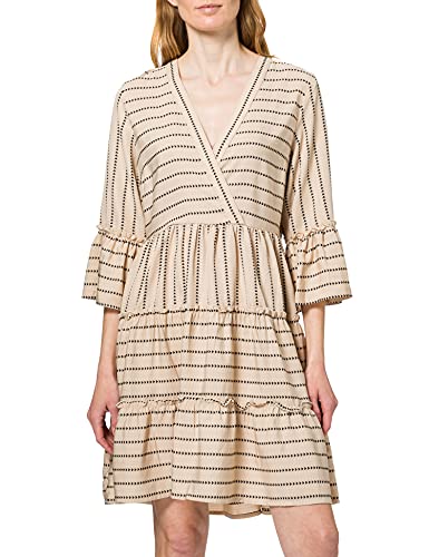 Vila Sukienka damska, Humus/Szczegóły: czarny, 38 PL