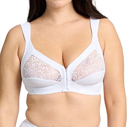 Sans Complexe Damski biustonosz bez fiszbin Clara-Soutien Gorge Classique Sans Armature, Biały (Blanc Gcc), 75F
