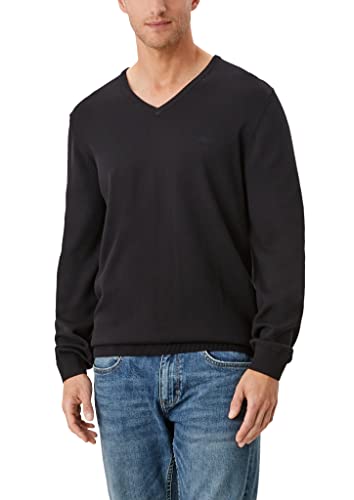s.Oliver sweter męski, czarny (999), XL