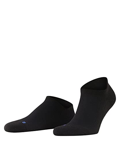 FALKE Uniseks Skarpety do trampek Cool Kick Sneaker U SN Oddychający I Szybkoschnący krótkie jednokolorowe 1 Para, Czarny (Black 3000), 35-36