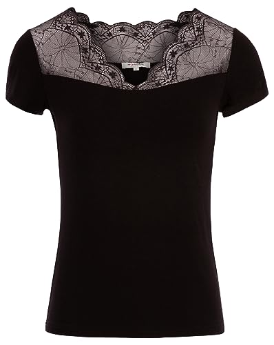 Morgan T-shirt damski, czarny (Noir Noir), XS