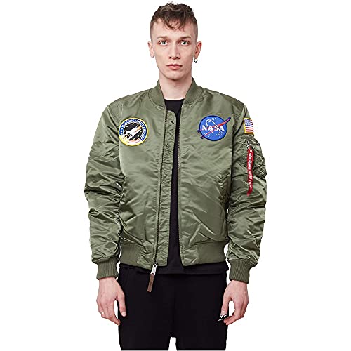 Alpha Industries Męska kurtka bomberka, zielony (sage green), L