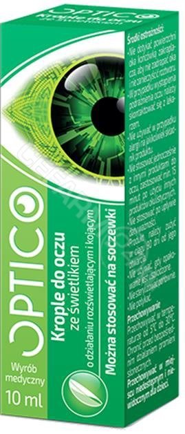 STARPHARMA SP. Z O.O. Optico krople do oczu ze świetlikiem 10 ml 9101137