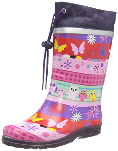 Beck dziewczęce sowa kalosze, wielokolorowy Multicolor 50, 31 EU