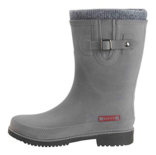 DOGGO Unisex Lotte zimowe kalosze, szary - szary - 40 EU