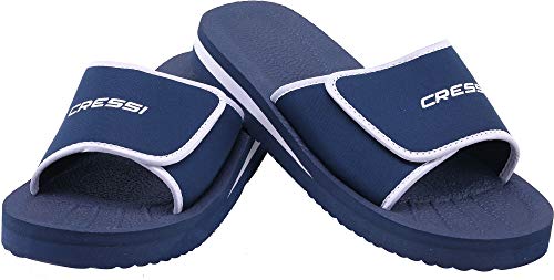 Cressi Unisex-Adult Panarea Sandals Kapcie na plażę, basen i pod prysznic ,Niebieski ,46 ,XVB9519146