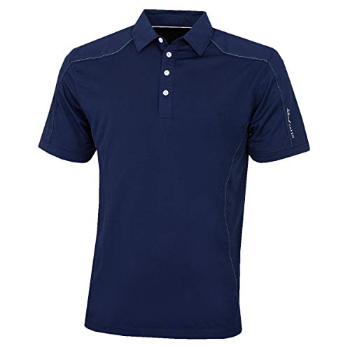 Island Green Island Green Męska koszulka polo golfowa, tusz, mała IGTS1648_INK_S