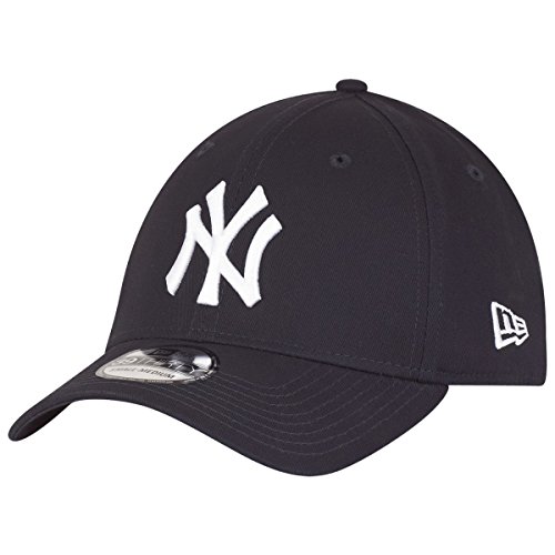 New Era Męska czapka baseballowa M/LB Basic NY Yankees 39Thirty Stretch Back Niebieski/biały/New York-Yankees 51-58