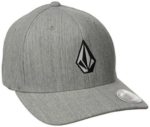 Volcom Męska czapka z daszkiem Full Stone Hthr Xfit Flexfit szary Grey Vintage 54-57