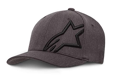 Alpinestars Męska czapka z daszkiem Corp Shift 2 Flexfit, szara (Dk Heather Gray/Black), L (rozmiar producenta: L/XL)