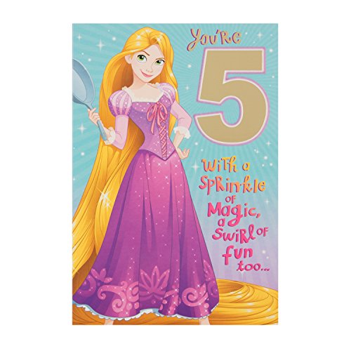 Hallmark Hallmark Disney Princess 5. urodziny kartka 'Magic' - średnia 25496673