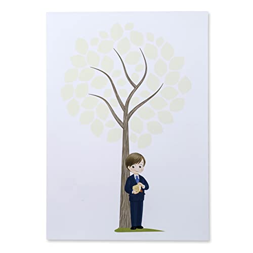 Mopec mopec folia do autografów dzieci komunię z garniturem, karton, biała, 0,2 x 42 x 29,5 cm X6733