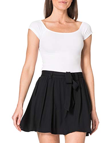 ONLY Damska spódnica Onlnova Life Jasmin Skirt Solid Wvn, czarny, S