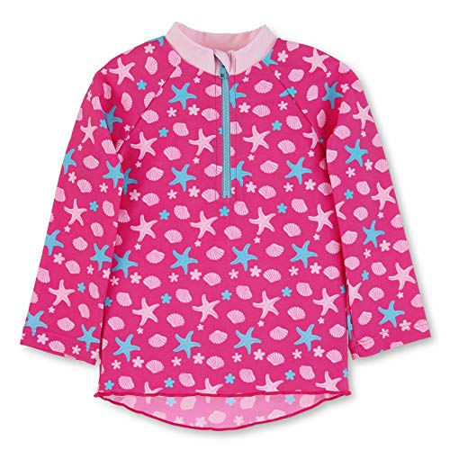 Sterntaler Koszulka do pływania z długim rękawem Rash Guard, magenta, 116 cm