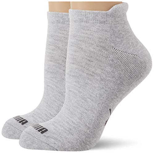 PUMA Damskie skarpety do sneakersów (2 sztuki), szary melanż, 42 EU