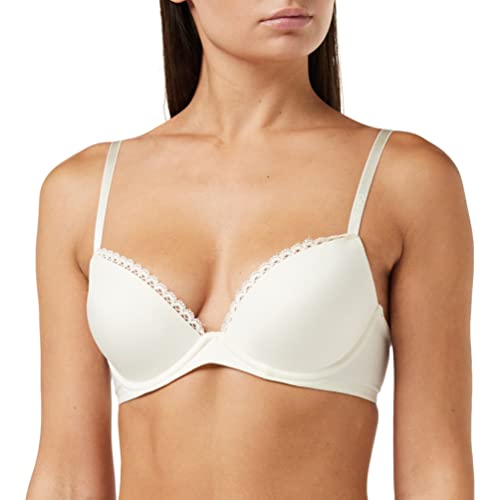 Calvin Klein Damski biustonosz Seductive Comfort-Push-up, kość słoniowa (Ivory 101), 75D