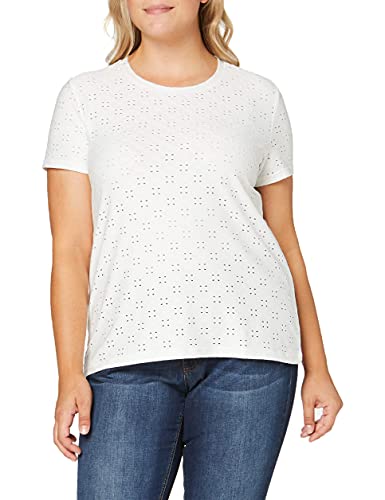 Jacqueline de Yong NOS Koszulka damska Jdycathinka S/S Tag Top JRS Noos, Cloud Dancer, L