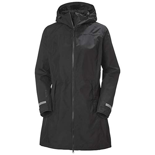 Helly Hansen Damski płaszcz przeciwdeszczowy Lisburn, czarny, S