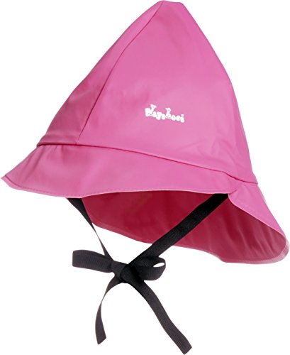 Playshoes Dziecięca czapka przeciwdeszczowa, wiatroszczelna i wodoszczelna czapka unisex dla chłopców i dziewczynek z bawełnianą podszewką, 18 - różowy, 51