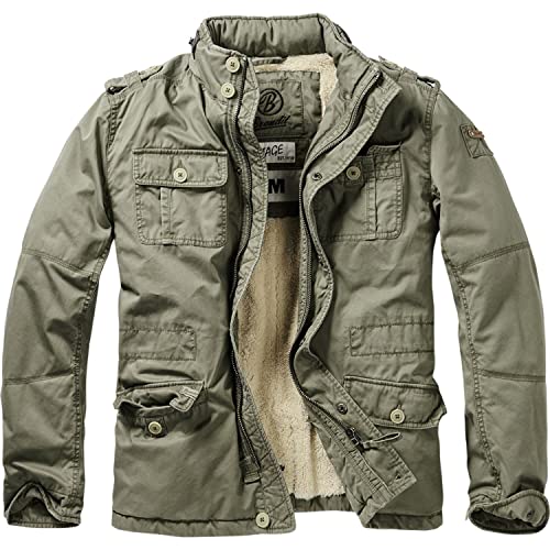 Brandit Britannia letnia kurtka męska w stylu vintage, przejściowa, wojskowa kurtka outdoorowa, oliwkowy, 5XL duże rozmiary