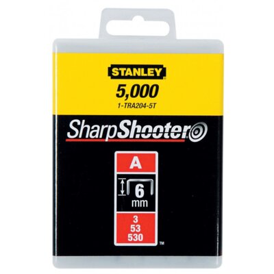 Stanley Zszywki 6mm 5tys 1-TRA204-5t