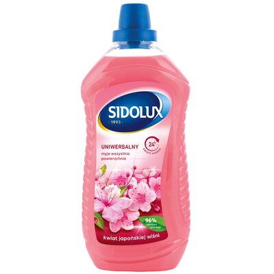 Sidolux PŁYN DO MYCIA PODŁÓG UNIWERSALNY KWIAT JAPOŃSKIEJ WIŚNI 1L 32648776