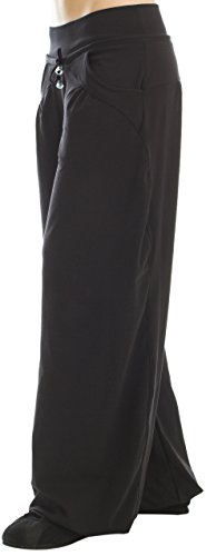 WINSHAPE Winshape Damskie spodnie treningowe Dance Fitness czas wolny Sport WTE3 WTE3-SCHWARZ-S_schwarz_S