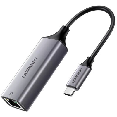UGREEN Adapter USB-C na RJ45 UGREEN aluminiowy, Gigabit Ethernet UGR277