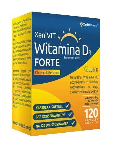 Xenico PHARMA Xenicopharma Xenivit Witamina D forte 120 Kaps.