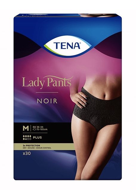 SCA Tena Lady Pants Noir Plus majtki chłonne M 30 sztuk