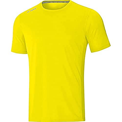 JAKO JAKO Run 2.0 T-shirt męski, neonowy żółty, L 6175
