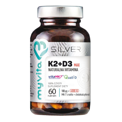 MyVita PRONESS Silver Naturalna Witamina K2+D3 forte x 60 kaps