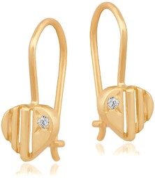 Złote kolczyki 585 wiszące PREZENT GRAWER PUDEŁKO