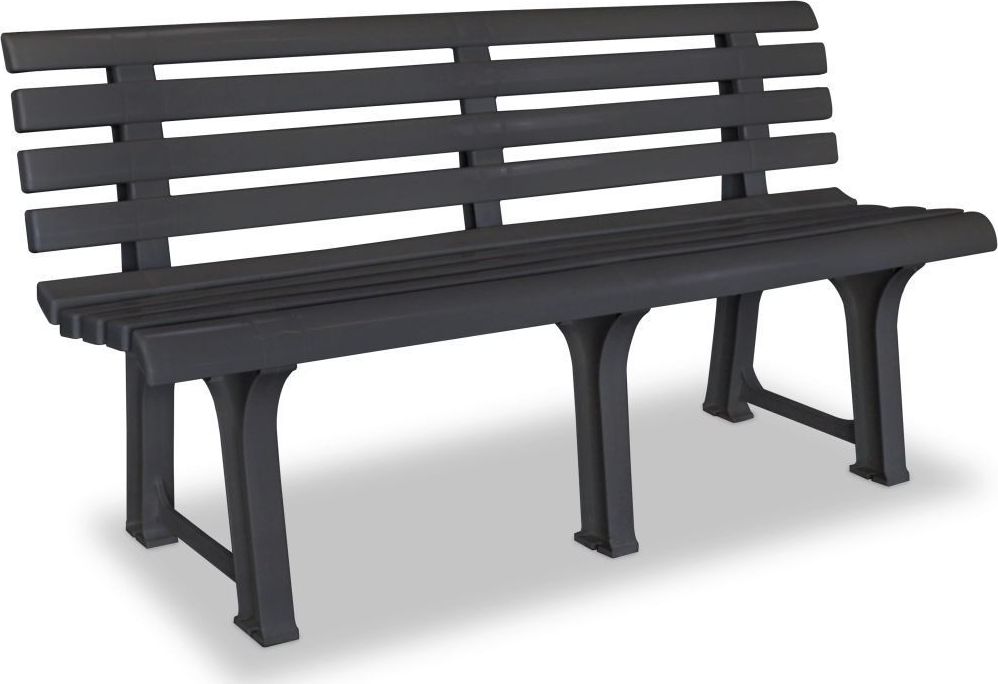 Edinos Premium ławka ogrodowa Alvine, szara 4096
