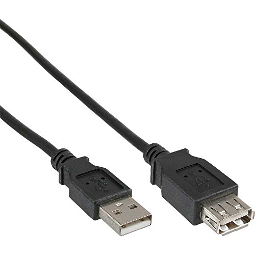 InLine Kabel USB USB A/A 0.5m Czarny 34650B