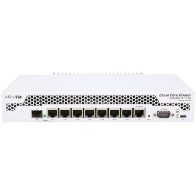 MikroTik Cloud CoreRouter 1009-7G-1C-PC (CCR1009-7G-1C-PC)