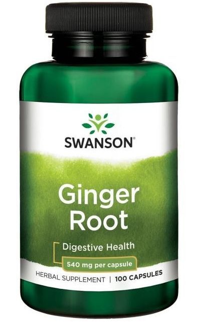 SWANSON Imbir Ginger Root 540mg - 100 kaps 00382