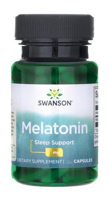 SWANSON Melatonina 500mcg 60kaps - suplement diety