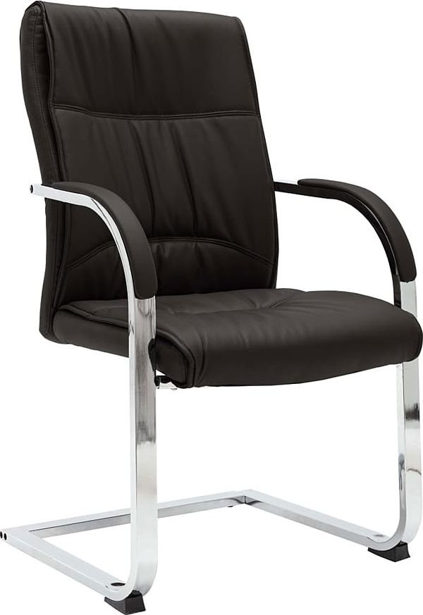 Elior Czarne ergonomiczne krzesło konferencyjne - Lauris 2X