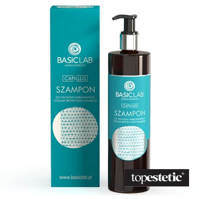 BASICLAB DERMOCOSMETICS CAPILLUS Szampon do włosów farbowanych 300 ml 7072241