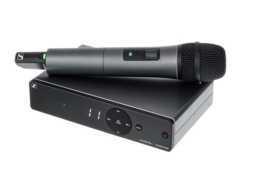 ‌Sennheiser XSW 1-835-A - mikrofon bezprzewodowy dla wokalistów i prowadzących imprezy. Zakres częstotliwości 548-572 MHz ♦ 30 DNI NA ZWROT...