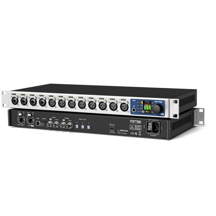 RME 12mic - Preamp mikrofonowy z AVB i MADI ♦ 30 DNI NA ZWROT ♦ GWARANCJA DOOR-TO-DOOR ♦ SZYBKA WYSYŁKA
