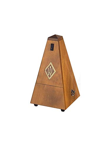 Wittner wittner metronom z drewnianym dzwonek na gładko orzech włoski W813