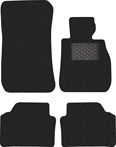Nicoman Spaghetti na każdą pogodę w pełni dopasowane maty samochodowe 【 seria 3 limuzyna/kombi E90/E91 rok 2006-2012】(pełny zestaw 4-częściowy, czarny)