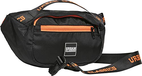 Urban Classics Shoulder Bag unisex torba na ramię czarna/pomarańczowa, Basics, Casual Wear, Streetwear Tb2922, kolor: czarny/pomarańczowy